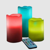 LED Pillar luma Candle Lamp Romantic Night